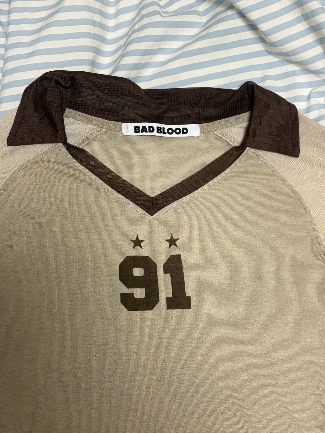 배드블러드 나쟈 져지탑 S 상품이미지2