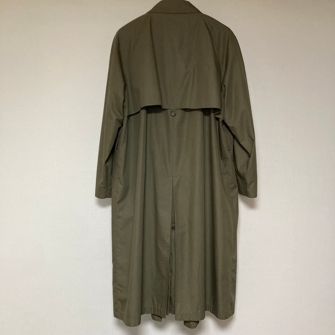 LONDON FOG 트렌치 맥 코트 (올리브 카키/L~XL) 상품이미지3