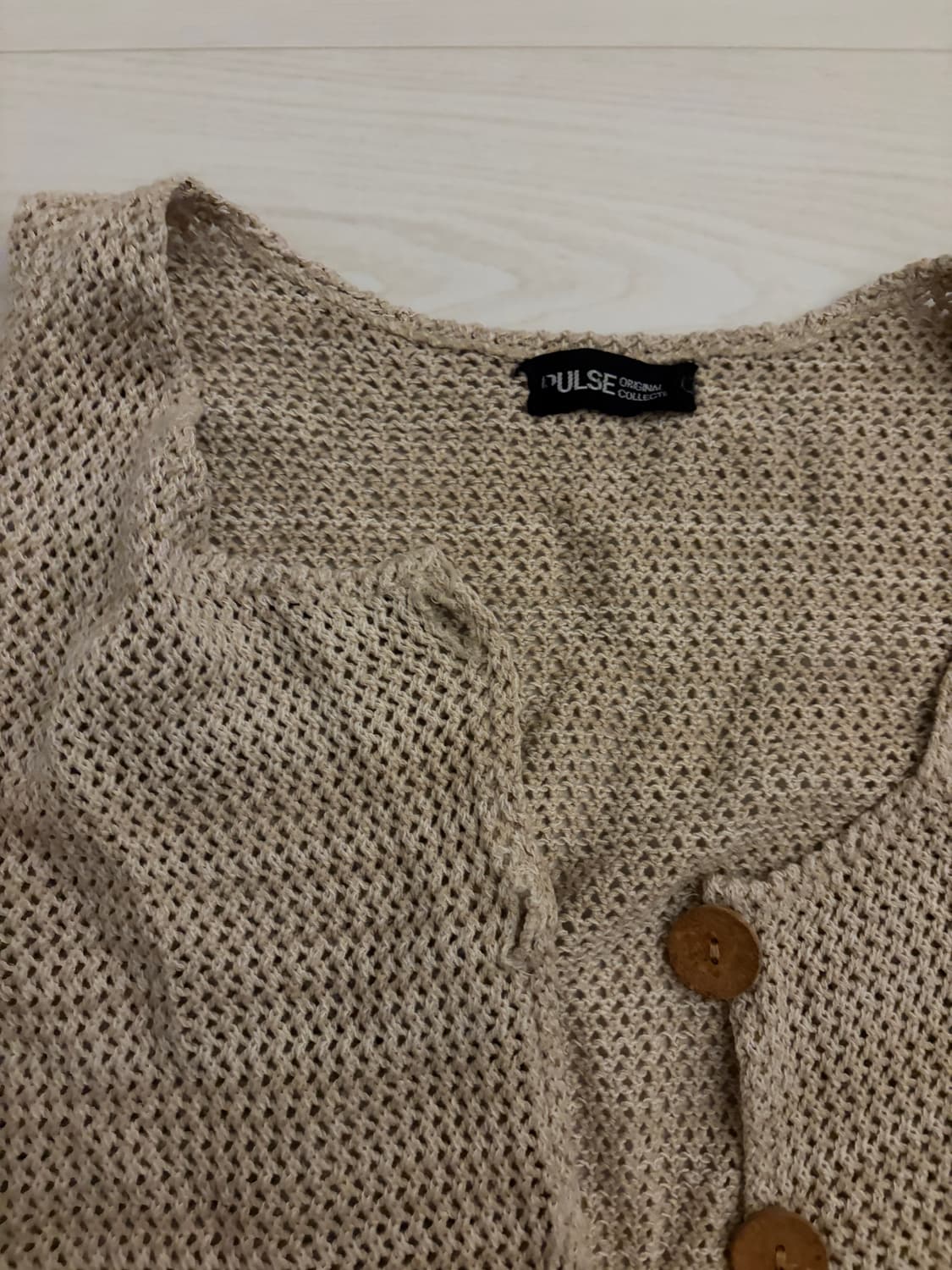 Knit long vest 상품이미지4