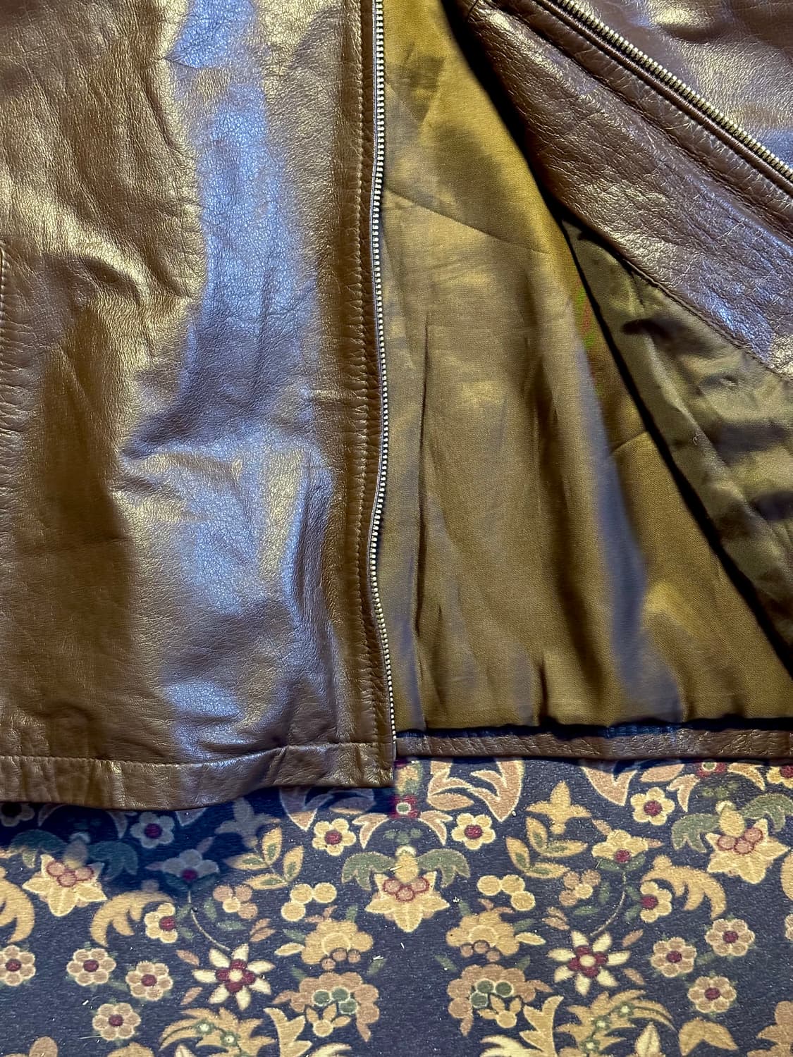 90-00s 빈티지 카우하이드 레더 자켓 폴로 맥스웰  상품이미지5