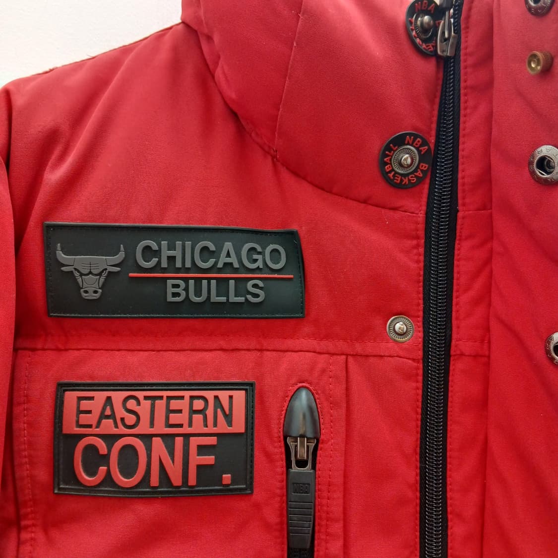 NBA 시카고 불스 헤비 덕다운 패딩 레드 상품이미지4