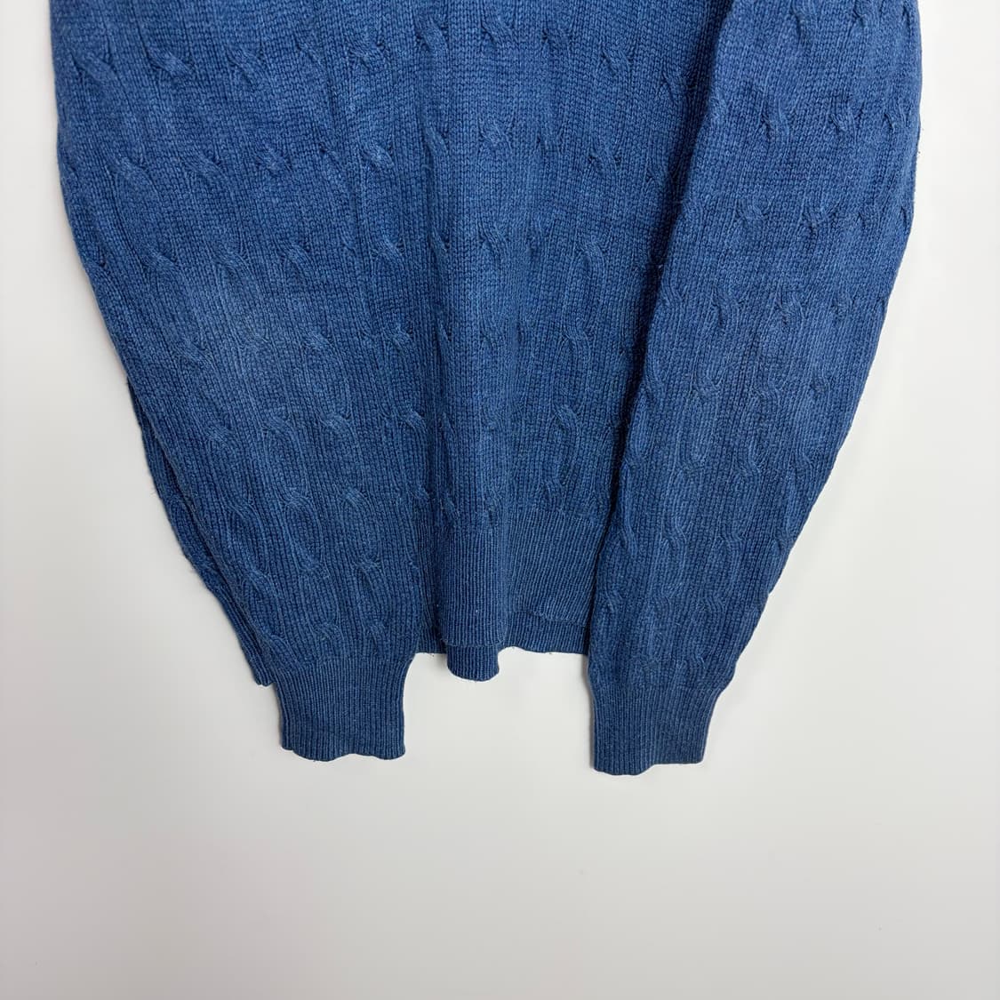 폴로 랄프로렌 하프집 꽈배기 니트 티셔츠 상품이미지6