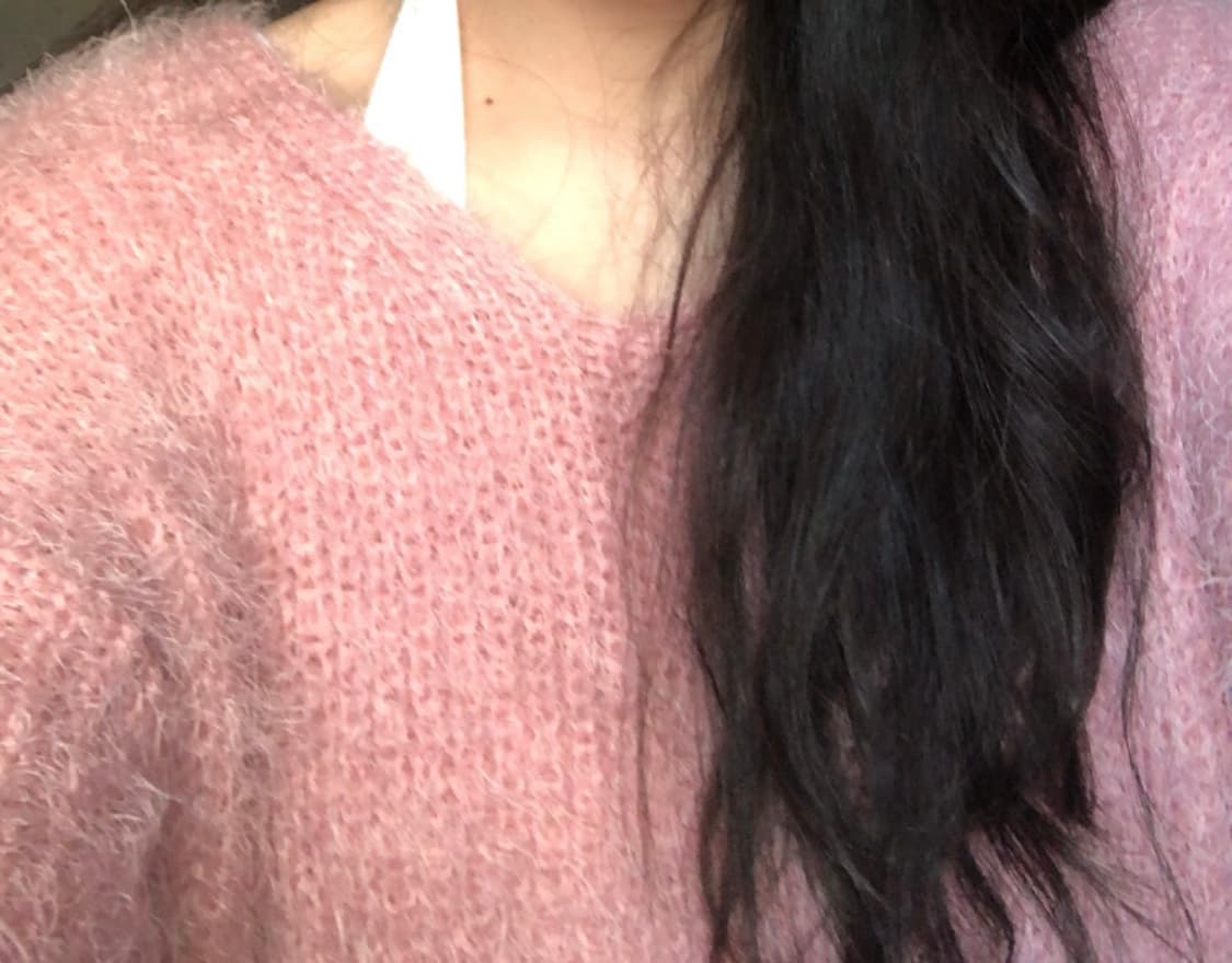 빈티지 보세 앙고라 핑크 니트 상품이미지1