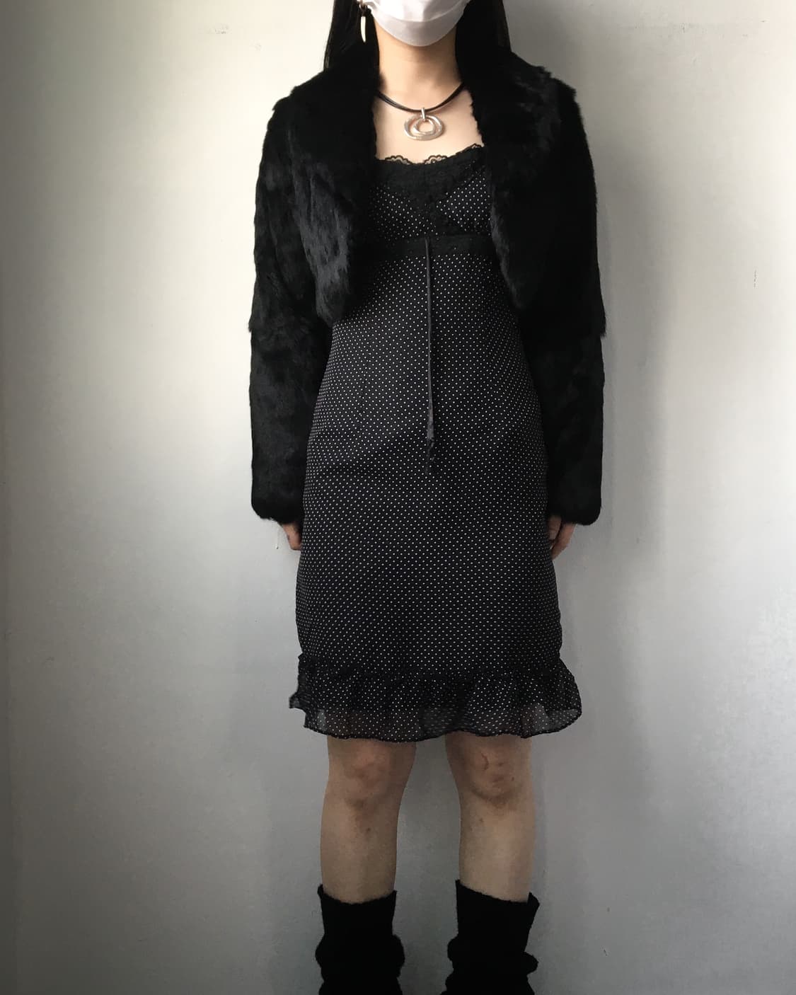 Rabbit fur jacket 상품이미지6