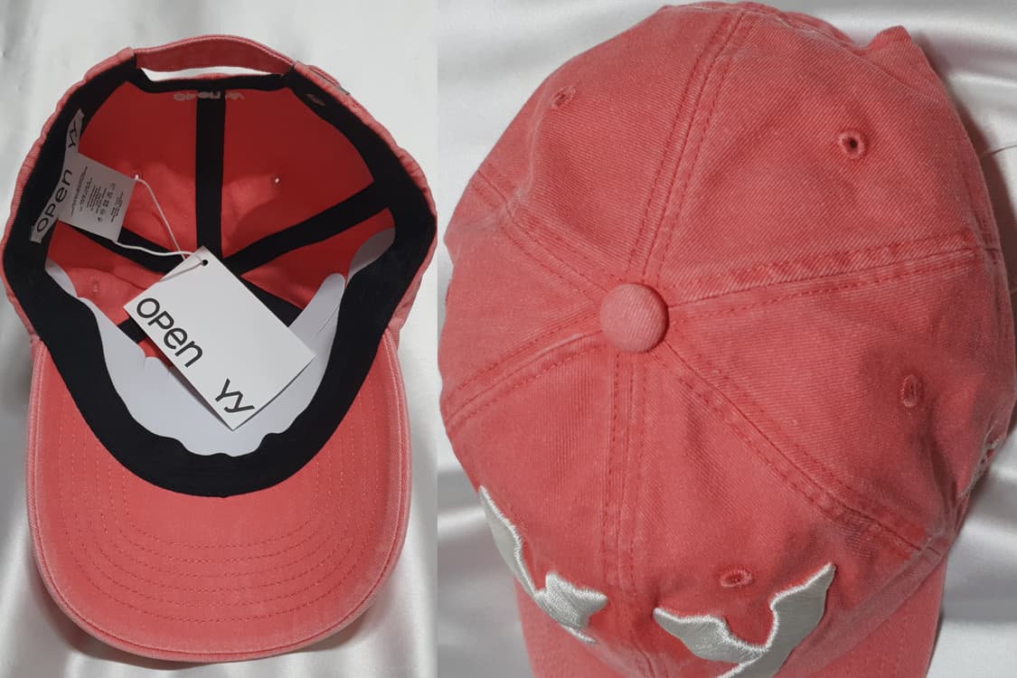 레드 오픈와이와이 로고 볼캡 모자 상품이미지5