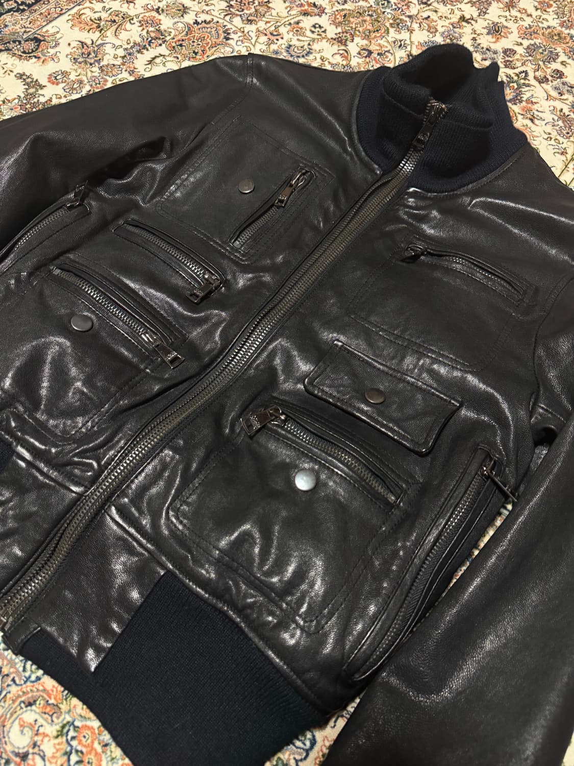 Dolce & Gabbana 00's leather bomber 상품이미지5