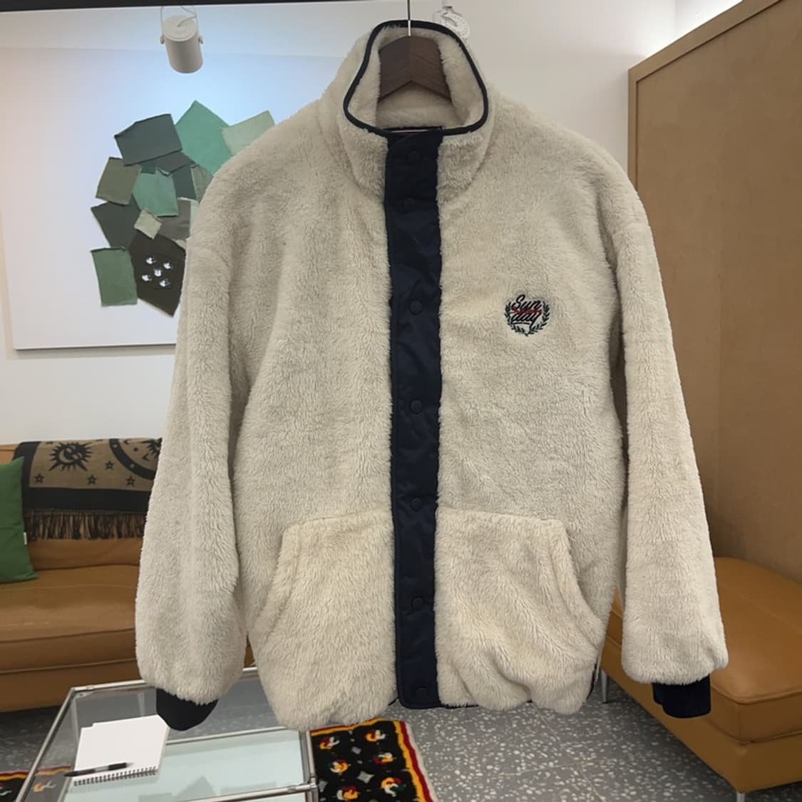 로맨틱크라운 보아털 백포켓 후리스 자켓 S C06600 상품이미지3