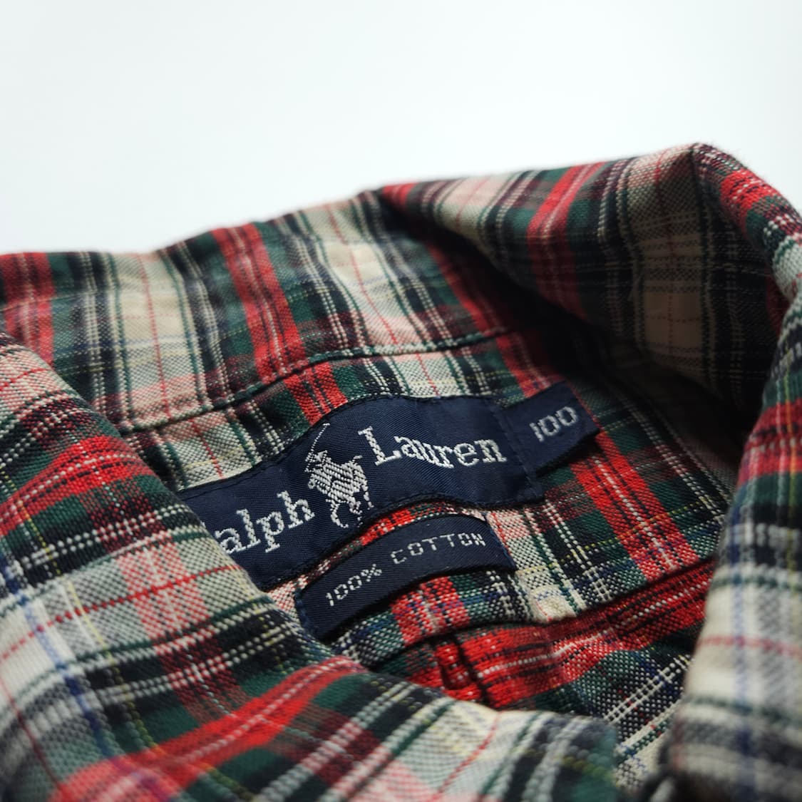 폴로 랄프로렌 아메카지 타탄체크 박시핏 셔츠 (XL) 상품이미지5