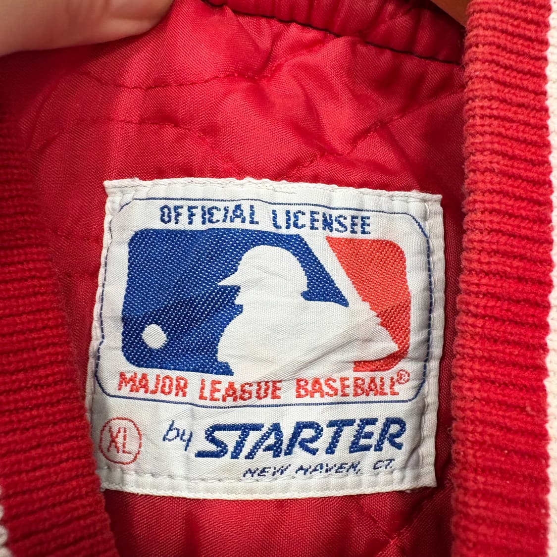 스타터 90's MLB 레드삭스 새틴 바시티 자켓 상품이미지3