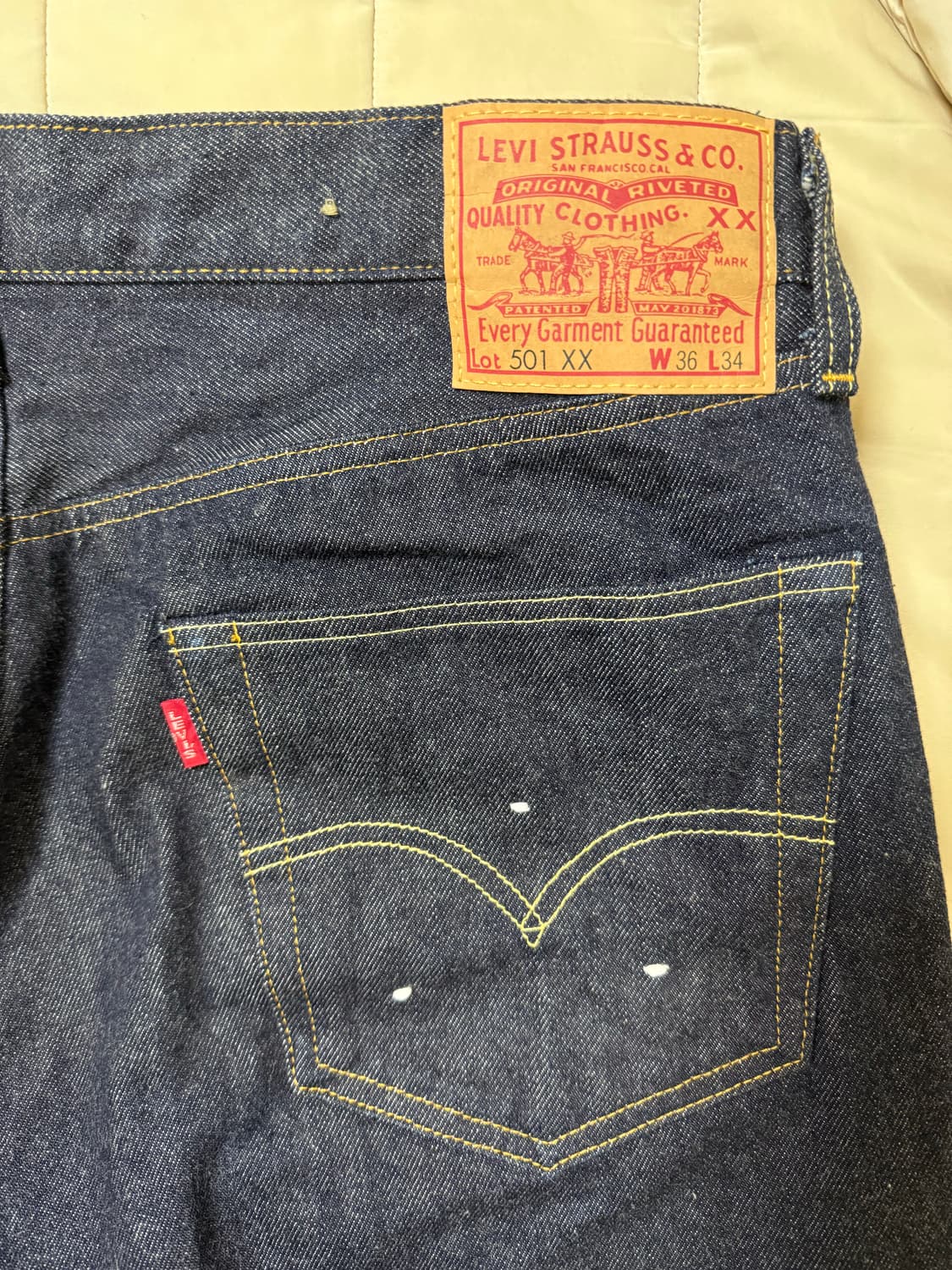 리바이스 lvc 55501 데님 36/34 상품이미지3