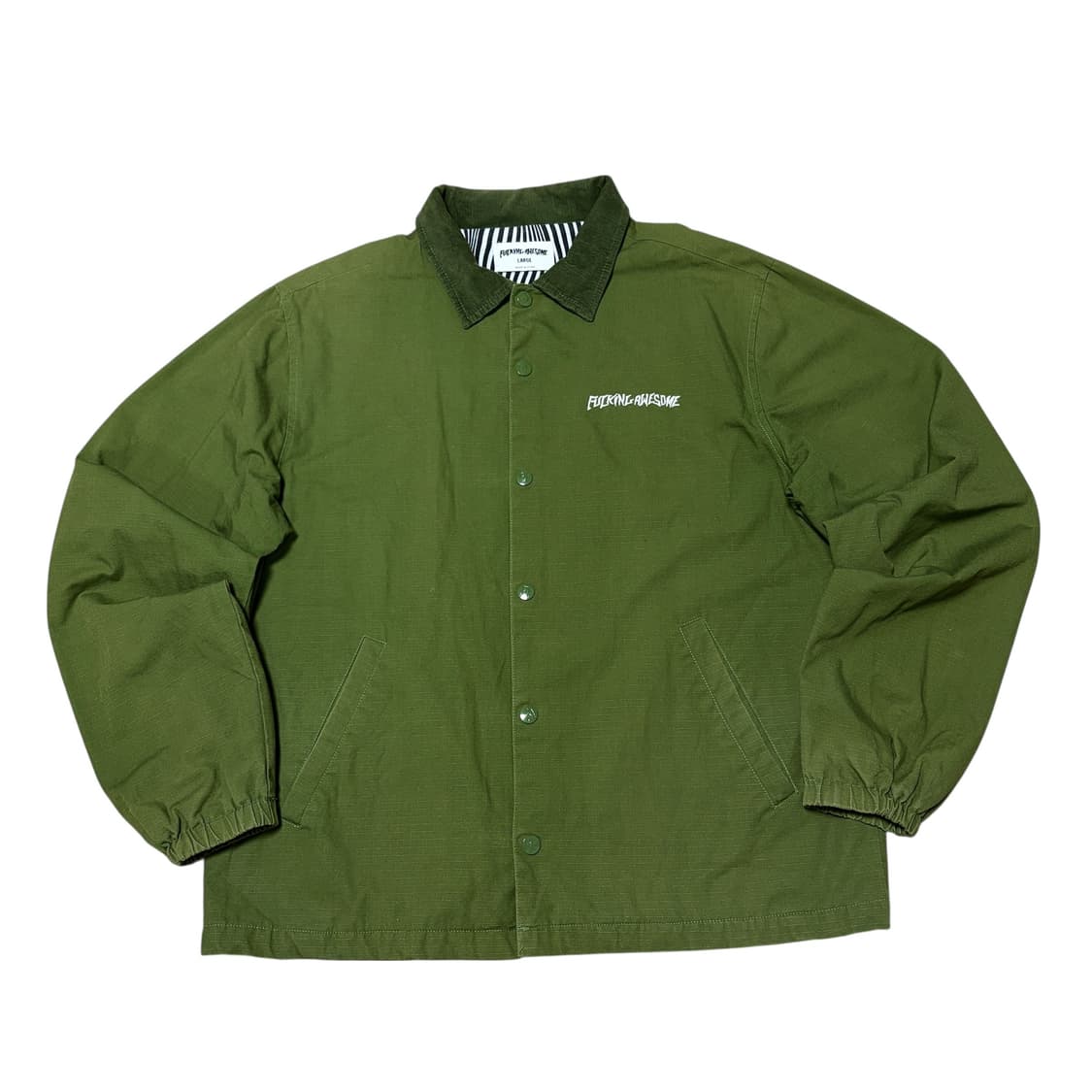 퍼킹어썸 코튼 립스탑 코치 자켓 상품이미지2