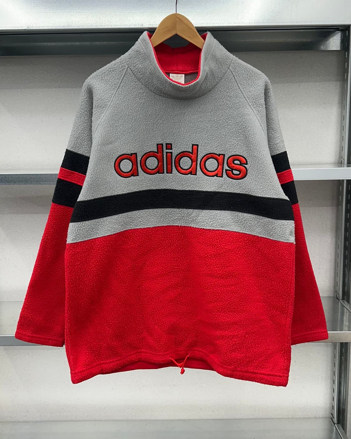 (M~L)80~90'S 아디다스 빅로고 후리스-M1168 상품이미지1