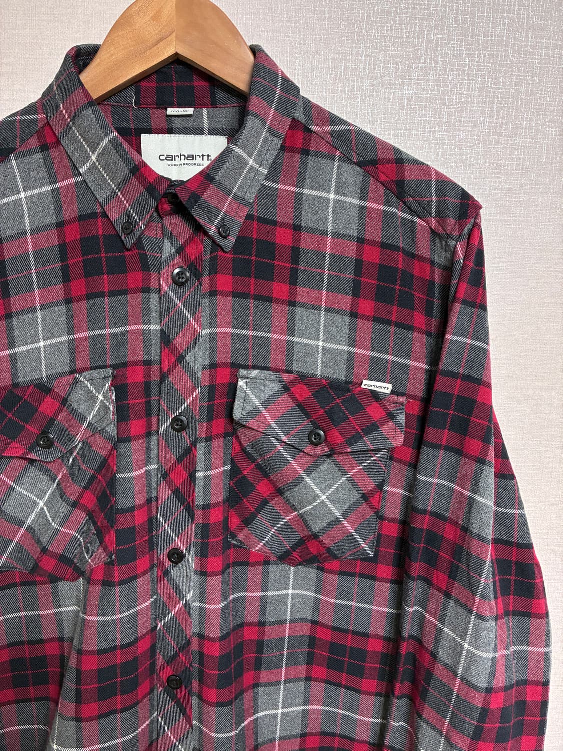 빈티지 칼하트윕 체크 셔츠 L 상품이미지1