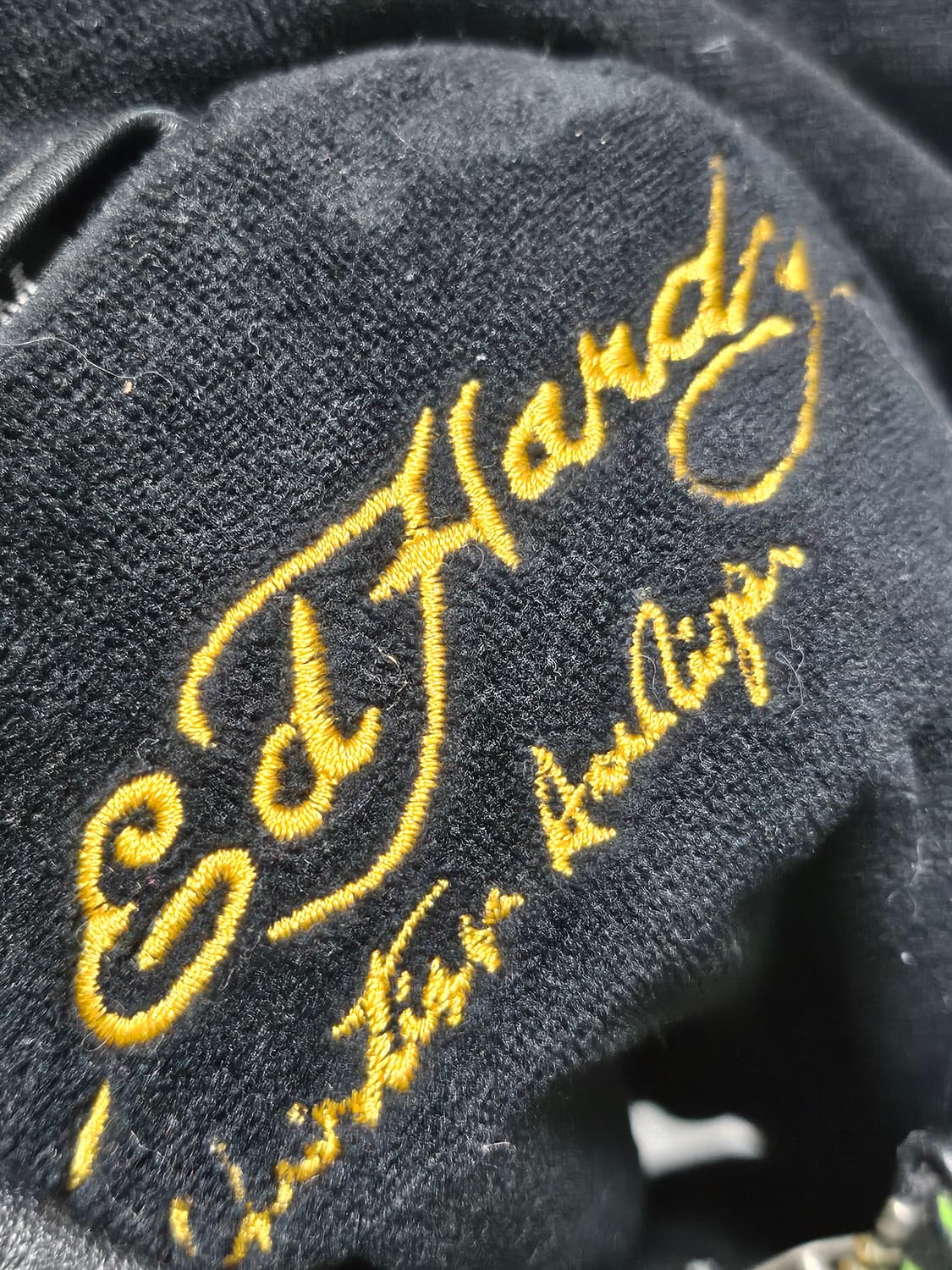 에드하디 양가죽 자수 가죽 자켓 L 상품이미지5