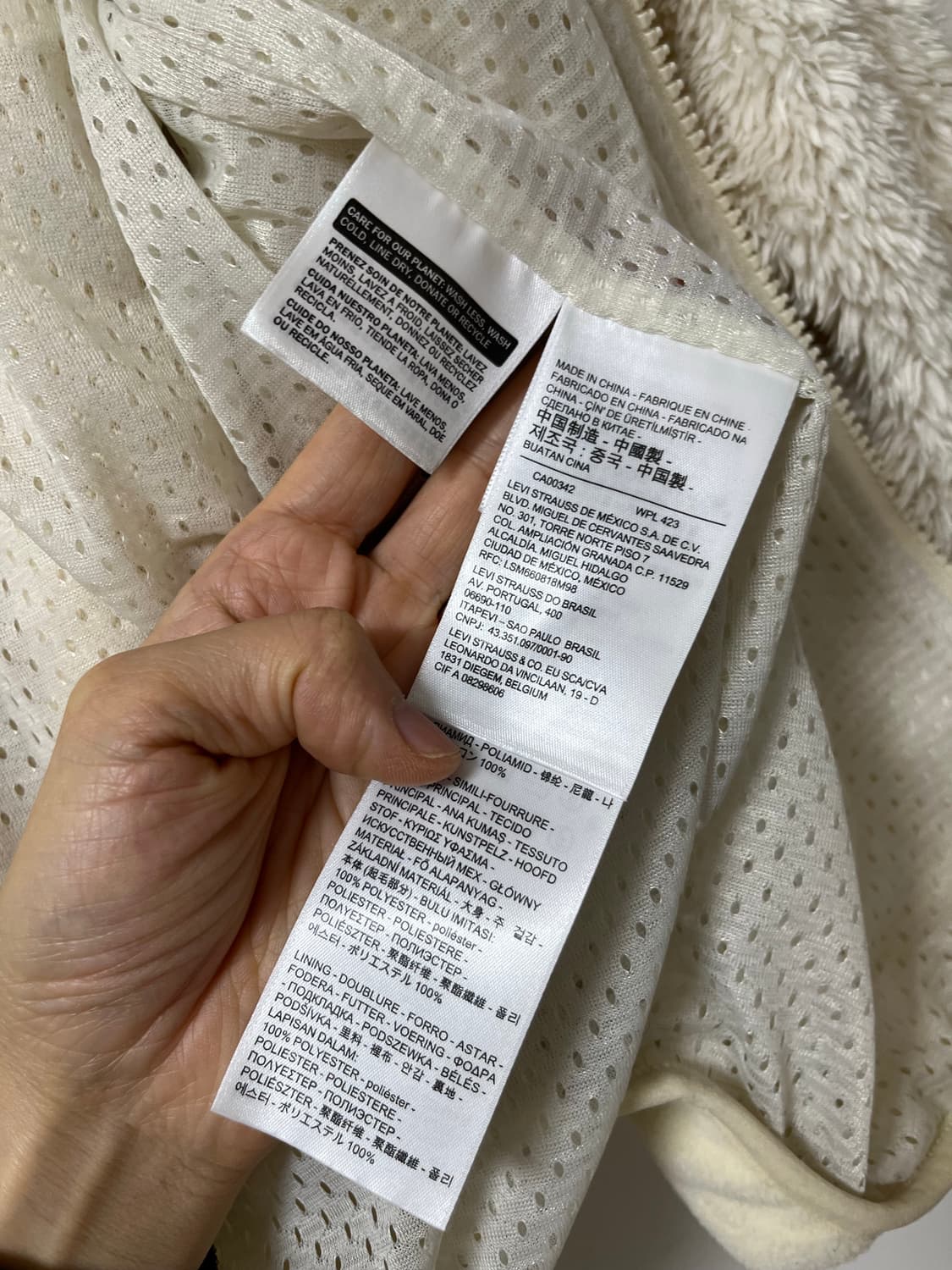 리바이스 테일러드 플리스 자켓 상품이미지9