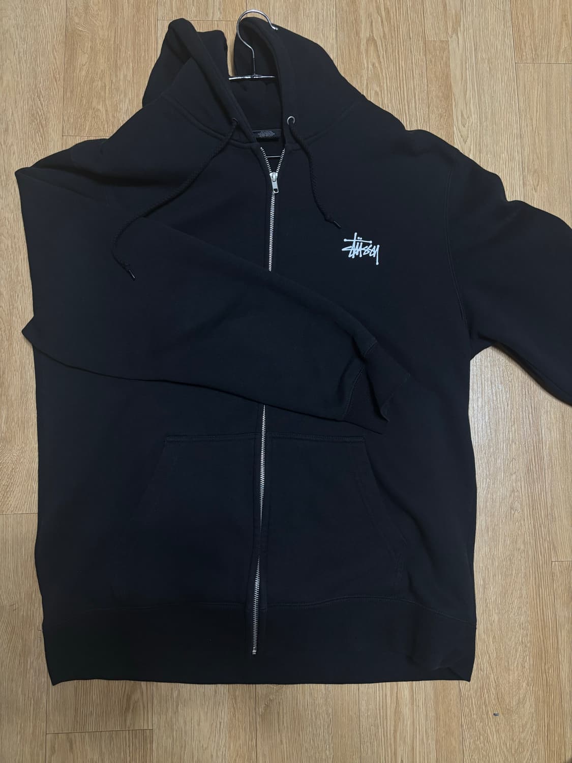 스투시 베이직 후드집업 XL 상품이미지1