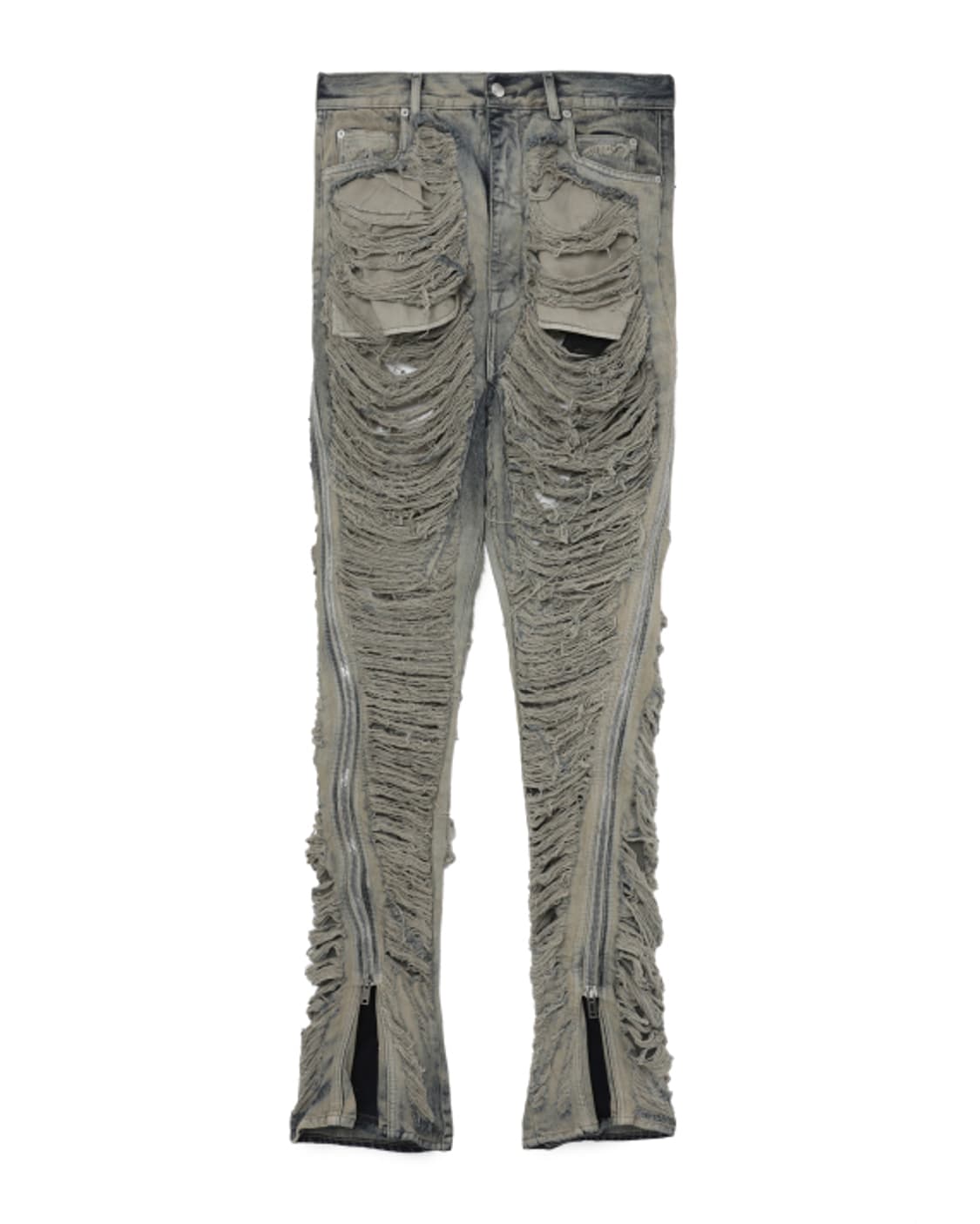 새상품 릭오웬스 디스트레스 볼란 바나나진 34 상품이미지5