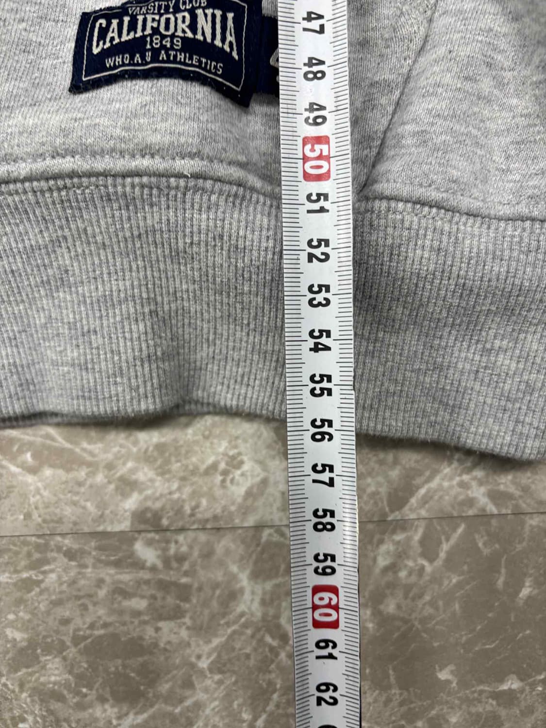 후아유 y2k 그레이 러블리힙 스웻 후드집업 희귀져지(S) 상품이미지5