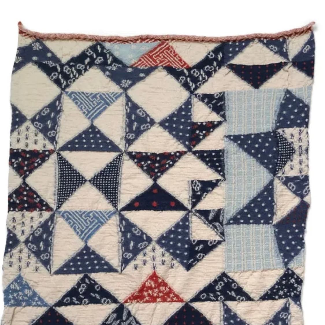 새상품) 캐피탈 슈렁큰 울 인디고 스카프 키나리 상품이미지2