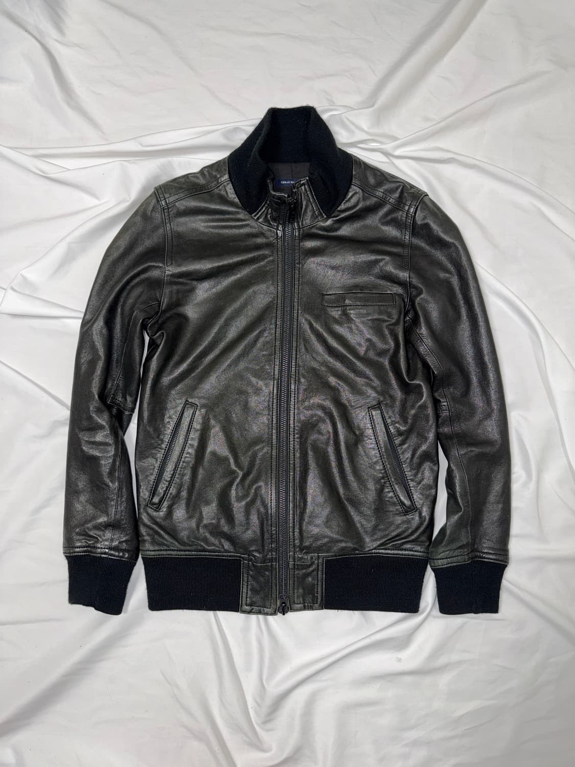 레더 슬림 블루종 상품이미지3