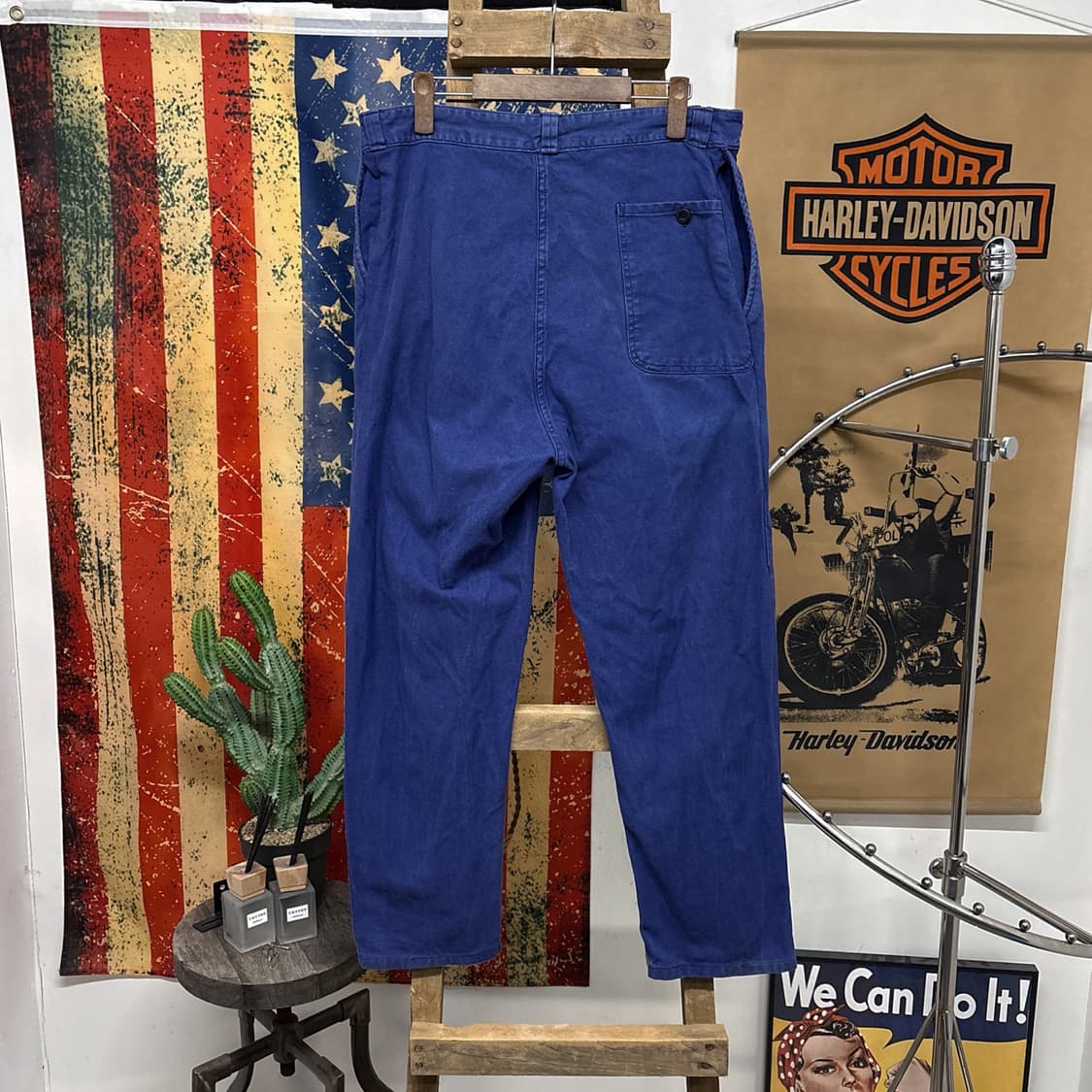 80s 오리지널 빈티지 프렌치 워크 팬츠 N693 상품이미지2