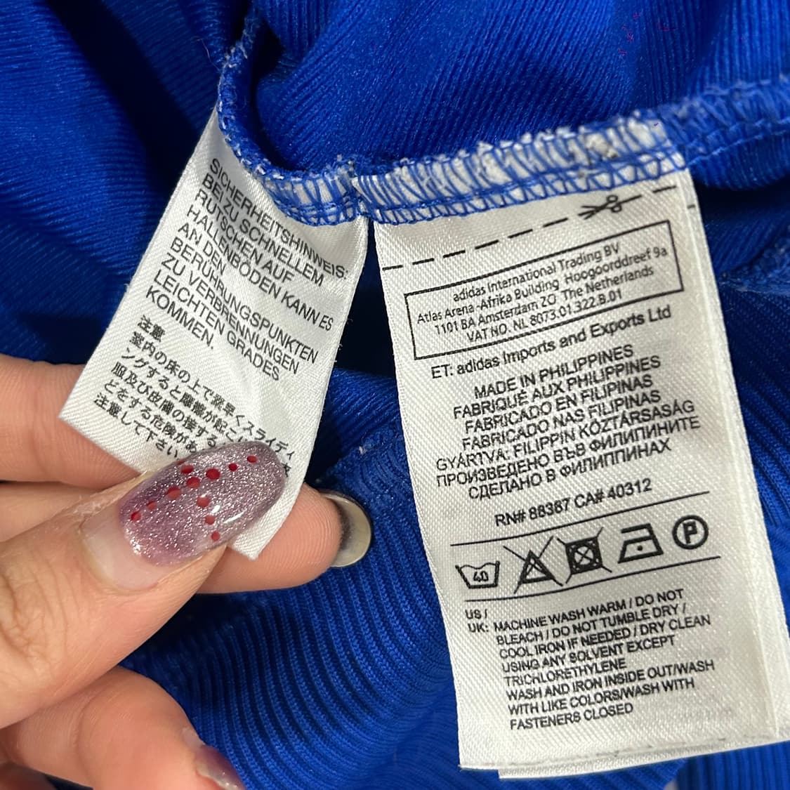 Adidas 아디다스 블루 구파 져지  상품이미지6