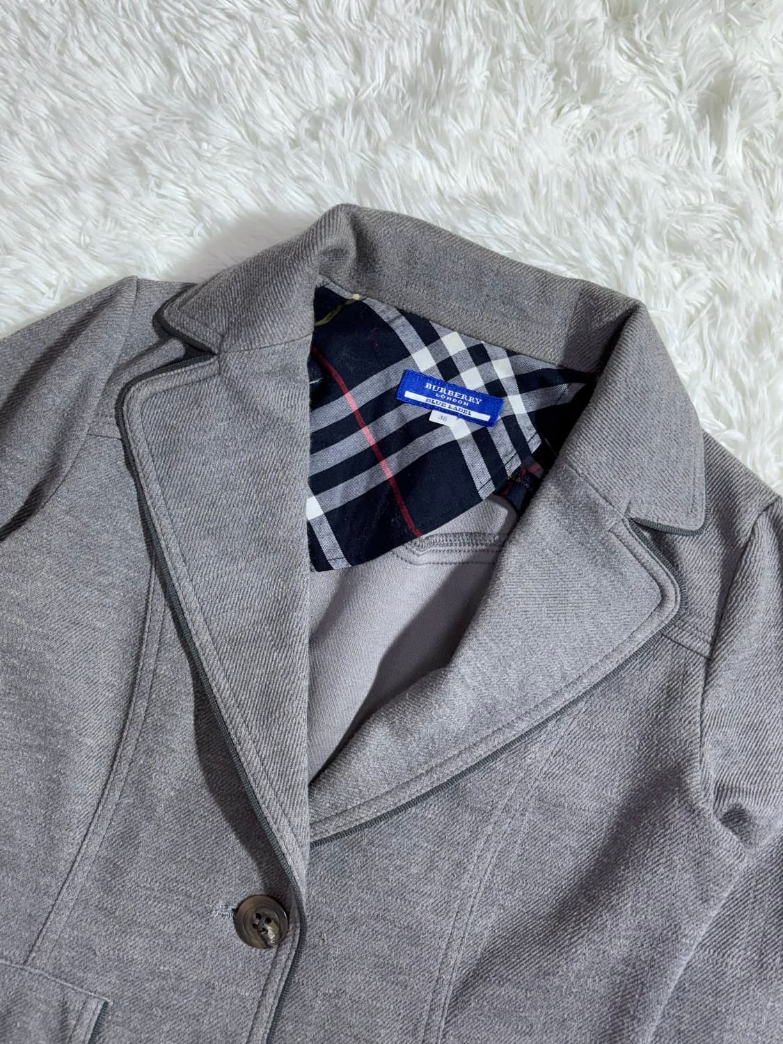 버버리 블루라벨 프레피룩 버튼 자켓  상품이미지5