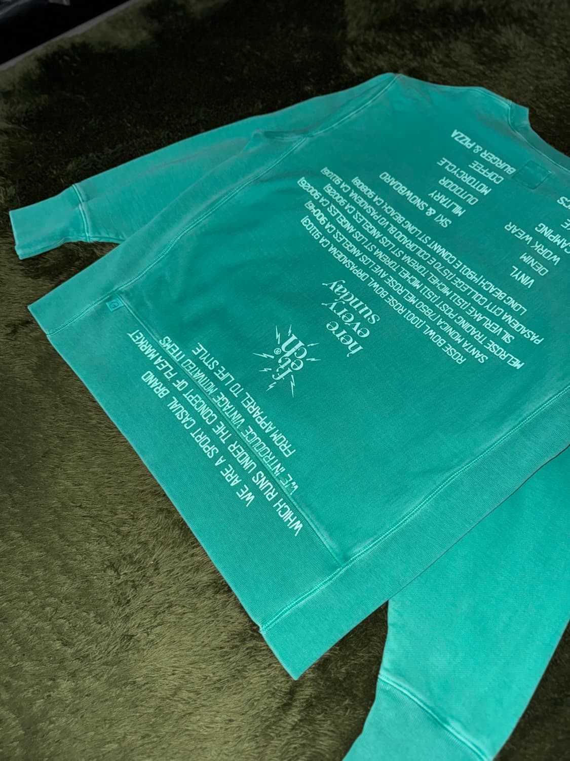 [M] Fetch 페치 선데이 US 코튼 리버스위브 스웻셔츠 상품이미지9