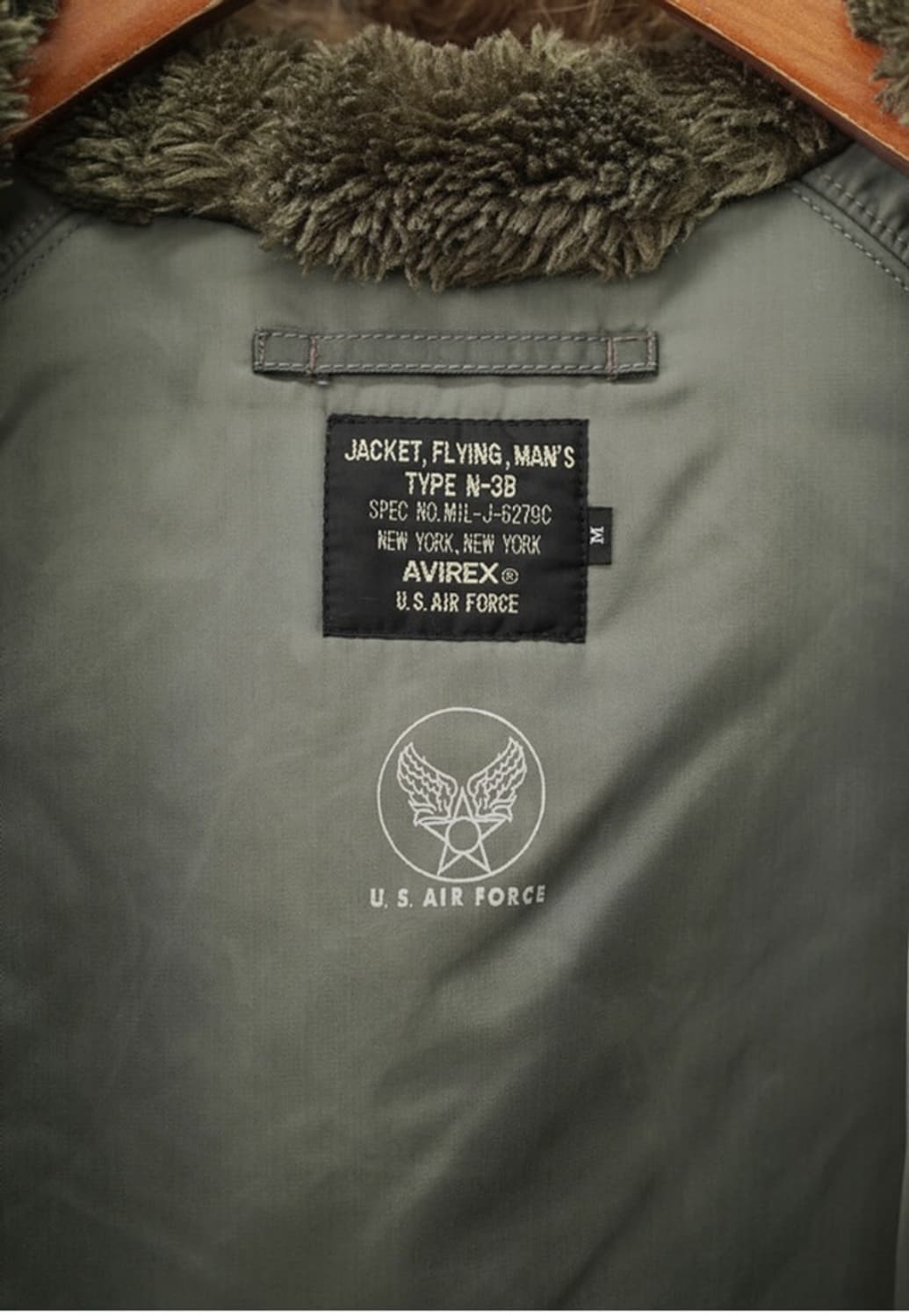 [M] AVIREX N3B 플라이트 자켓 상품이미지3