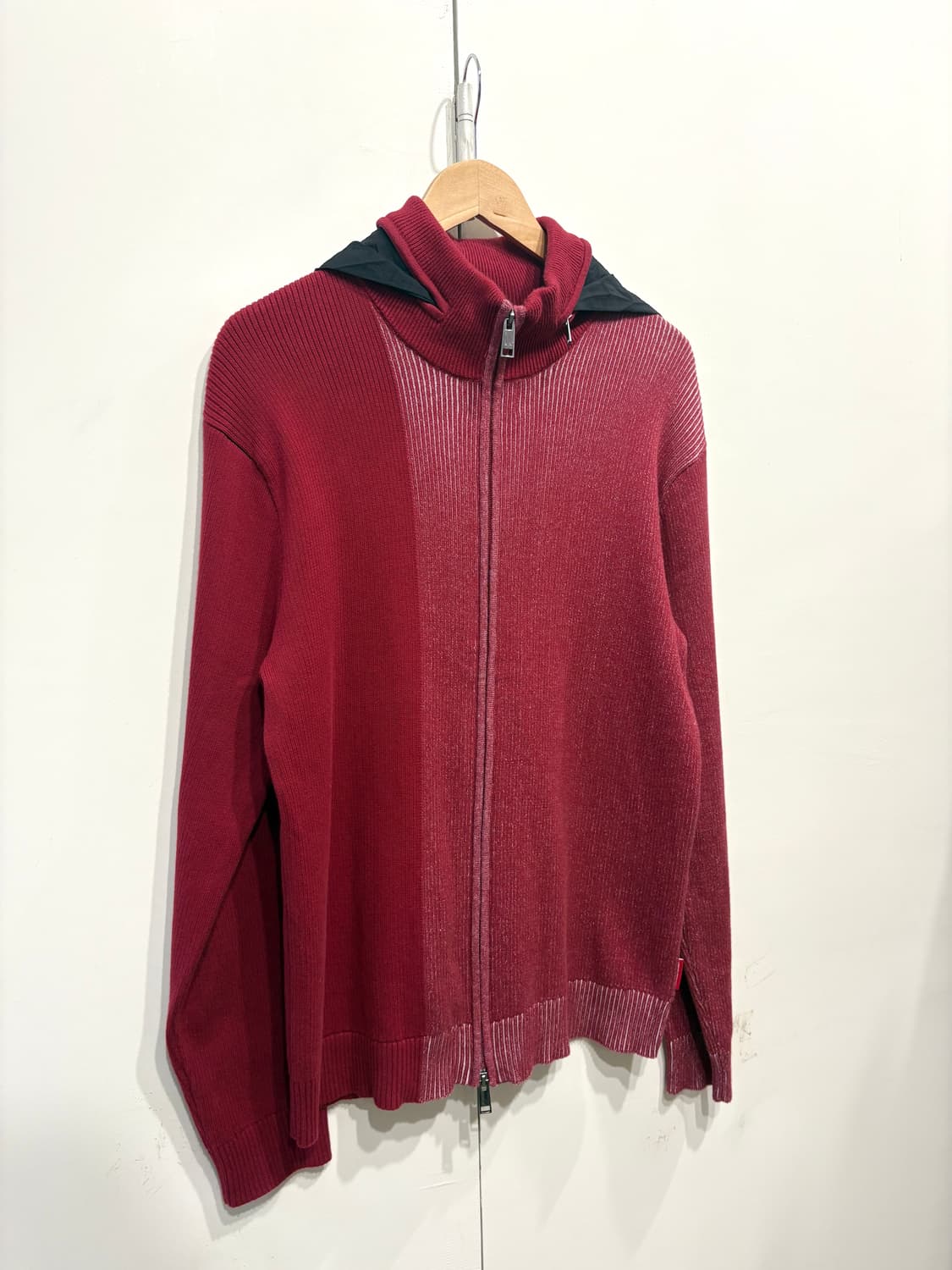 아르마니 익스체인지 니트 후드 집업 상품이미지2