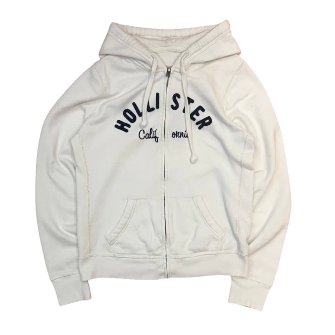 홀리스터 화이트 후드집업 L 상품이미지2