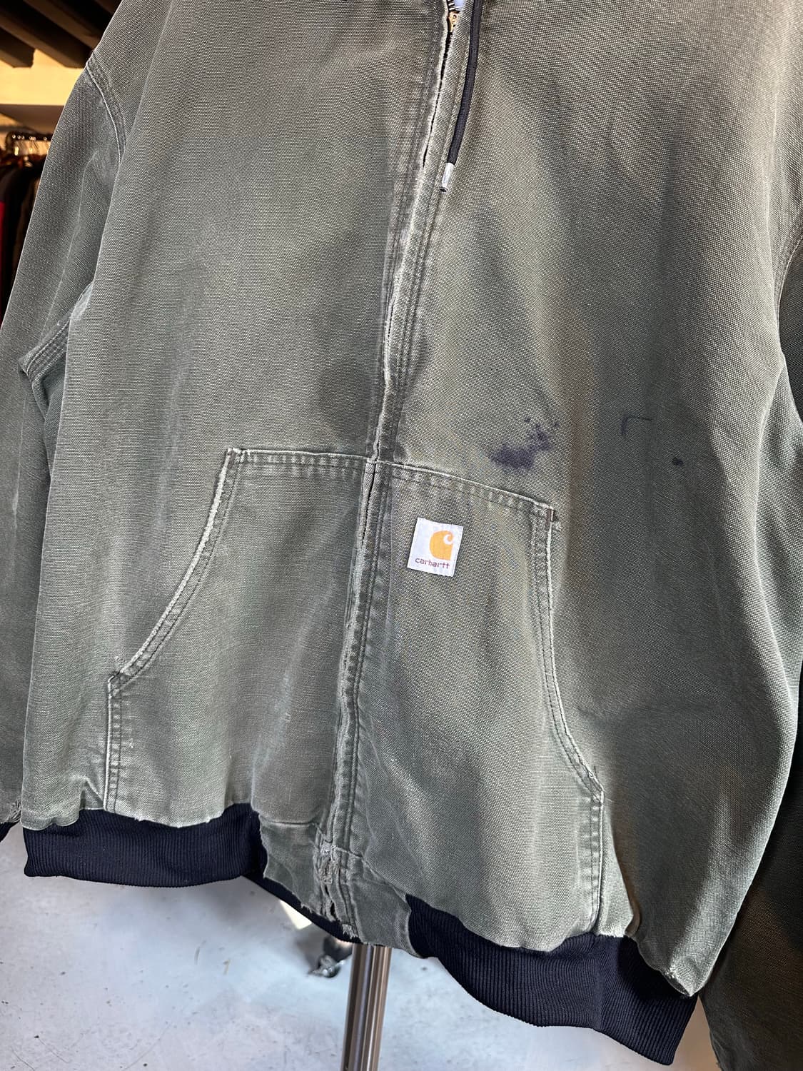 칼하트 디트로이트 페이드 덕 액티브 워크 자켓 상품이미지4