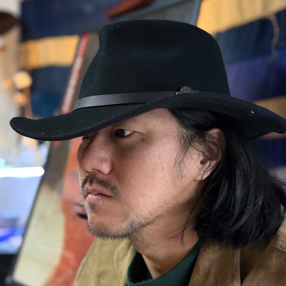 레드하우스 레더 스트랩 울 페도라 XL 상품이미지8