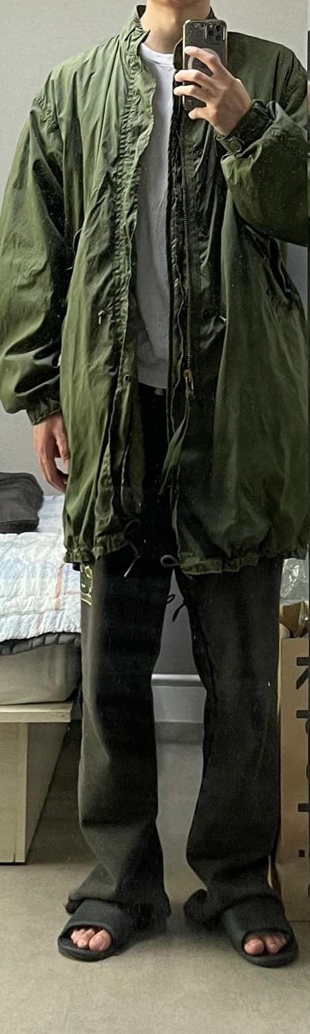 70s 오리지널 미군 m65 피쉬테일 라이너 포함 개파카 상품이미지9