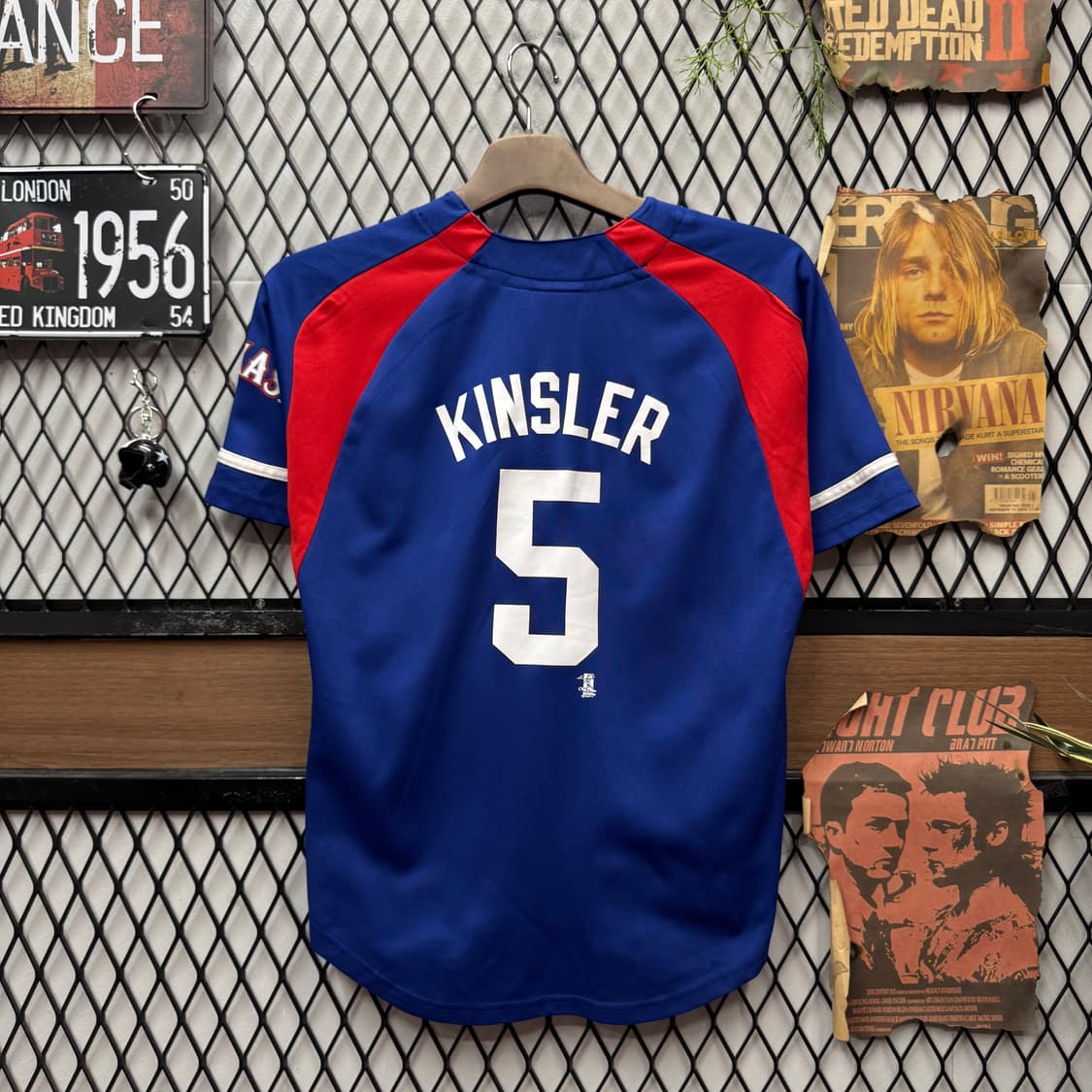 00s 아디다스 MLB 주니어 배팅 프랙티스 반팔 저지 블루 상품이미지2