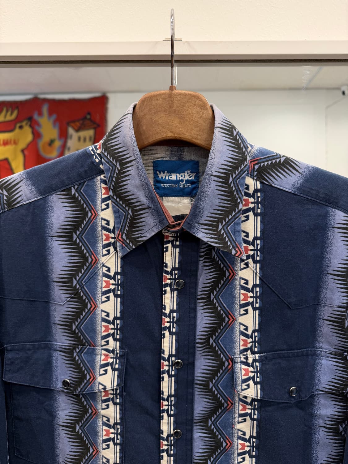 90s Wrangler 랭글러 나바호 웨스턴 셔츠 상품이미지2
