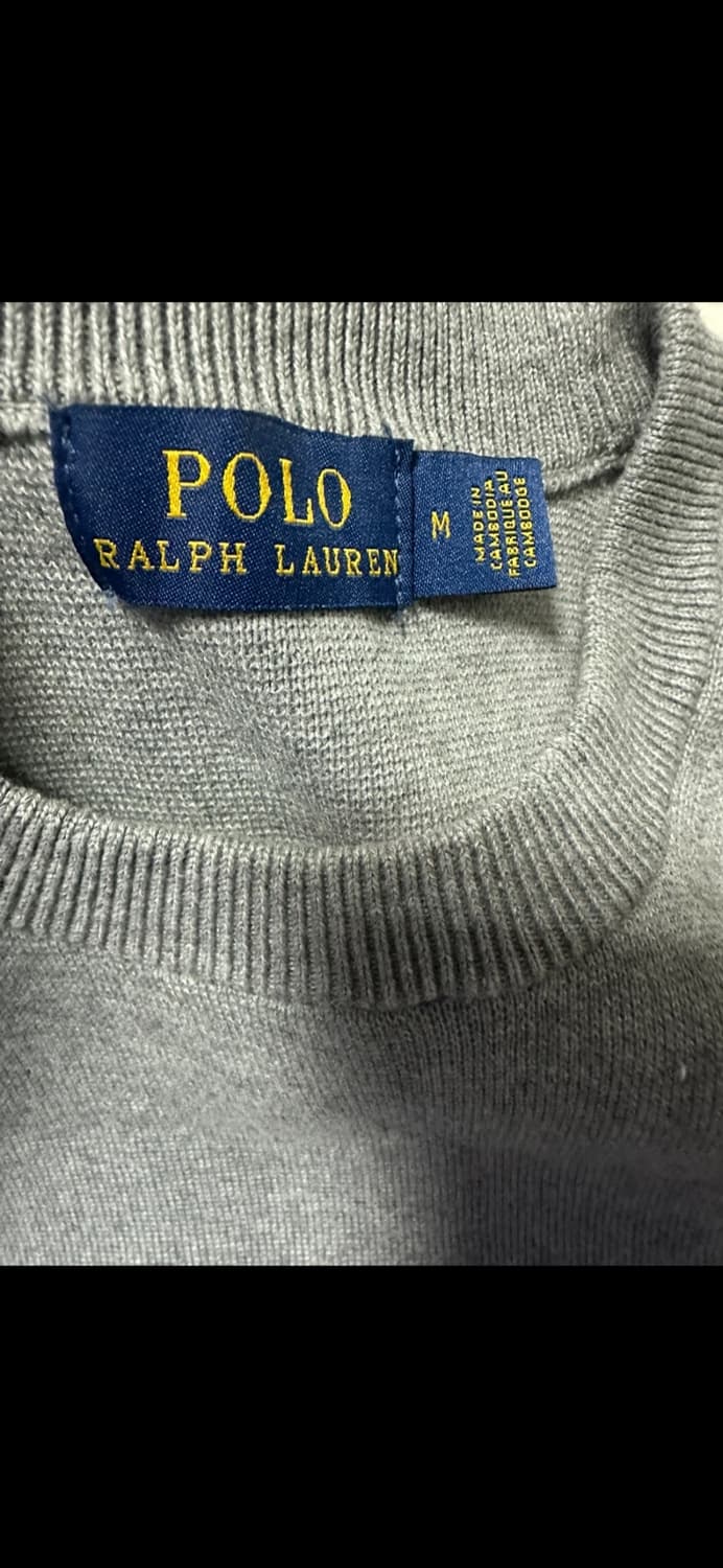 빈티지 폴로 니트 상품이미지2