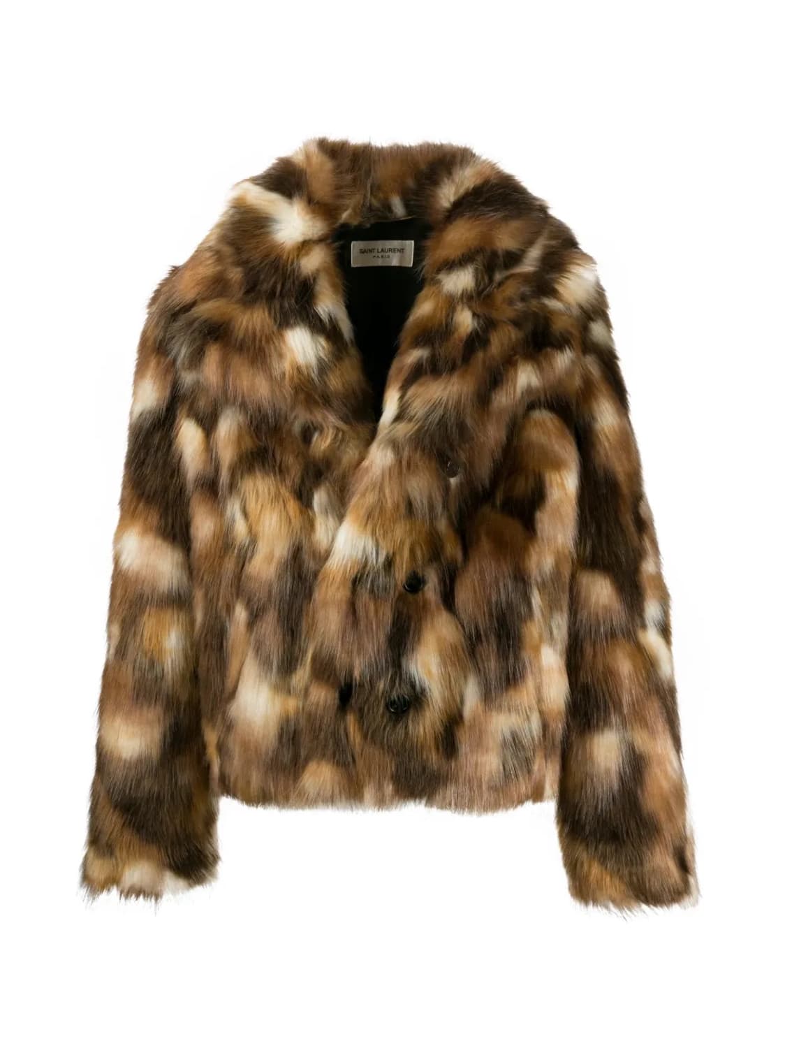 [장근석님 착용] 생로랑 19AW 더블 브레스티드 퍼 자켓 상품이미지2