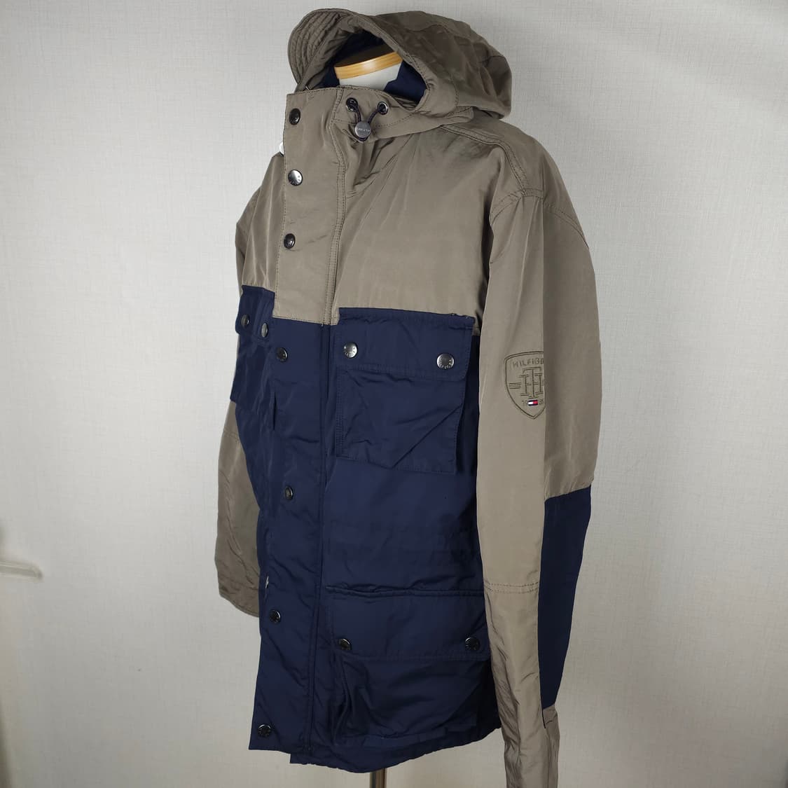 타미힐피거 컬러블록 후드 사파리 자켓 남자105사이즈 상품이미지4