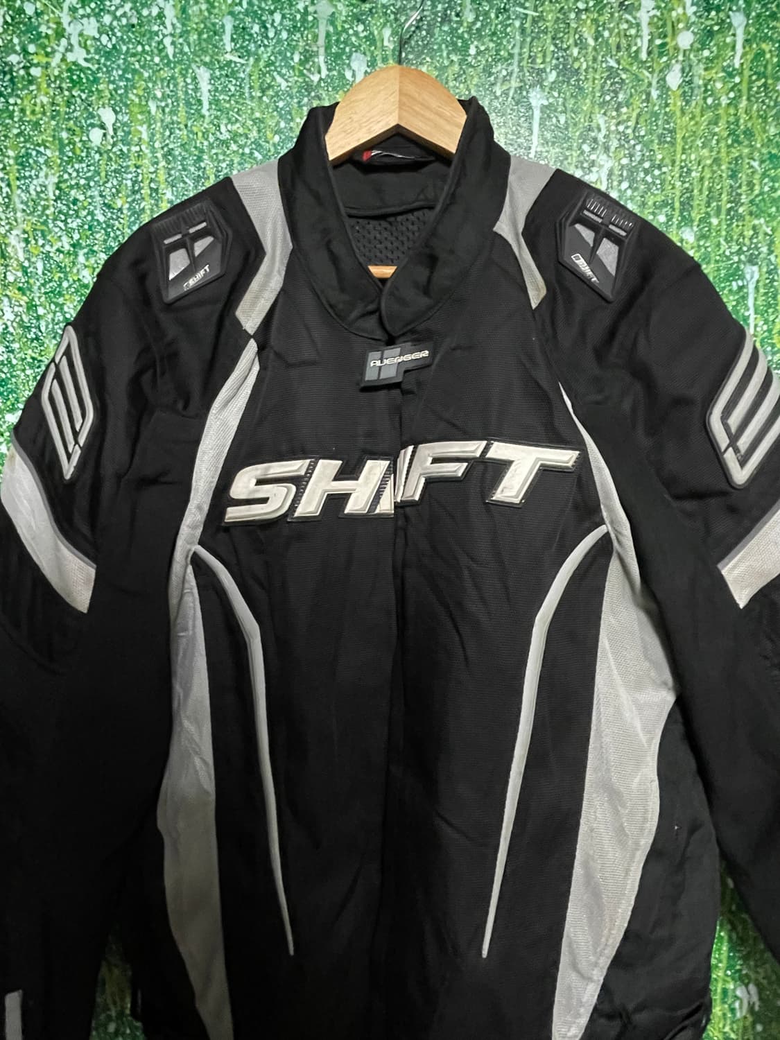 SHIFT 블랙 레이싱 자켓 올드스쿨 점퍼 L 상품이미지7
