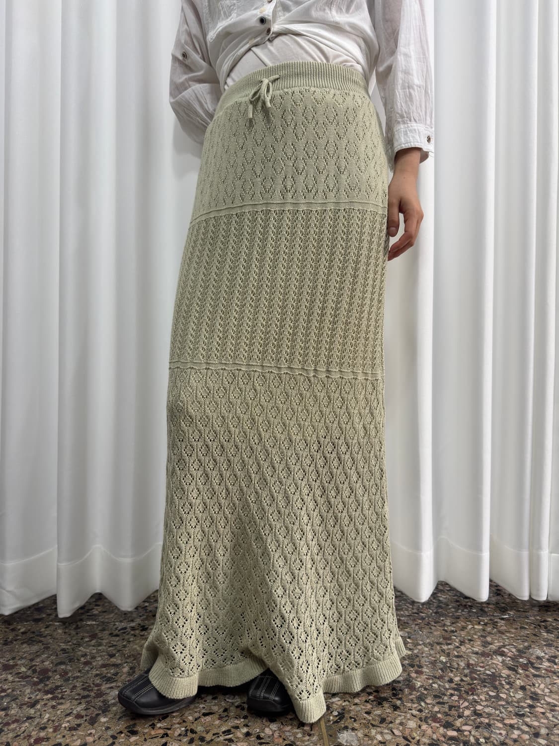 gu crochet skirt 상품이미지3
