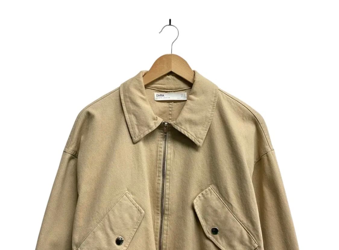 자라 ZARA 데님 크롭 자켓 M 상품이미지2