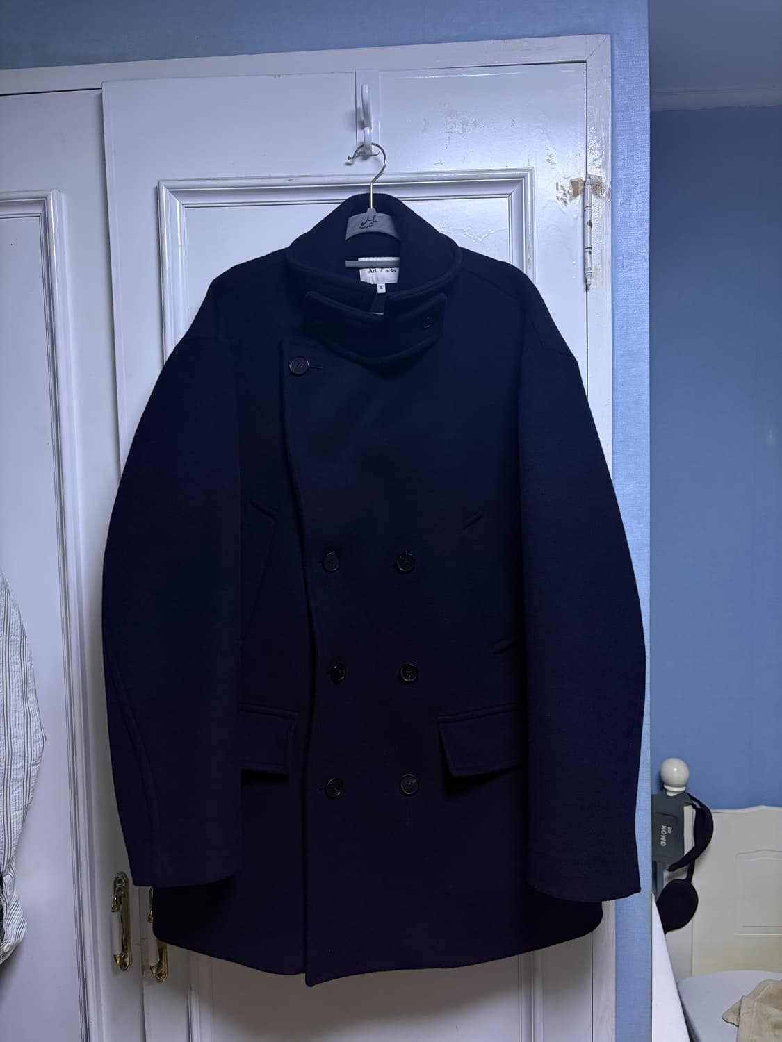 아트이프액츠 피코트 네이비 L 상품이미지3