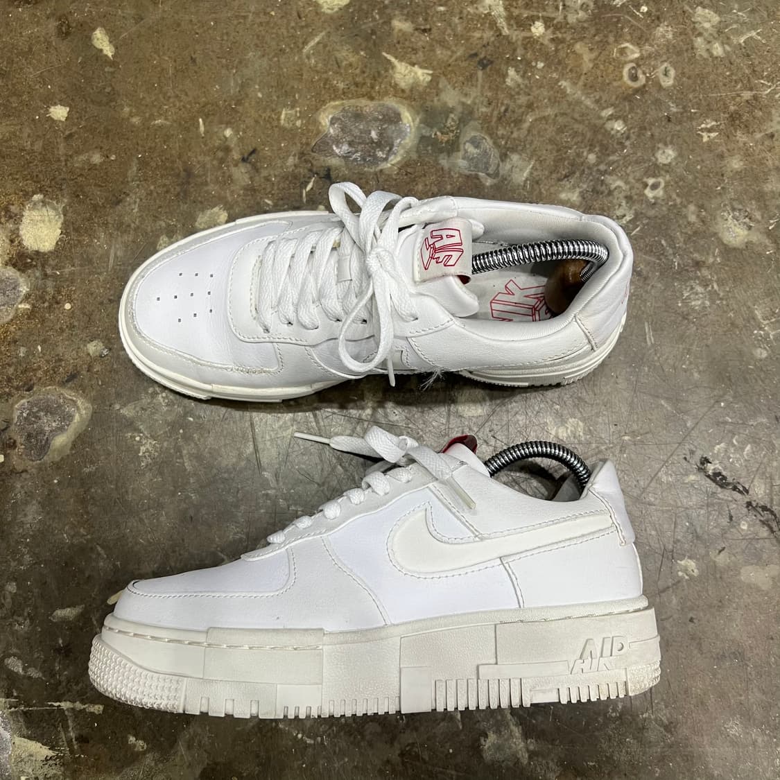 235) 나이키 에어포스1 픽셀 써밋화이트 운동화 스니커즈 신발 상품이미지3