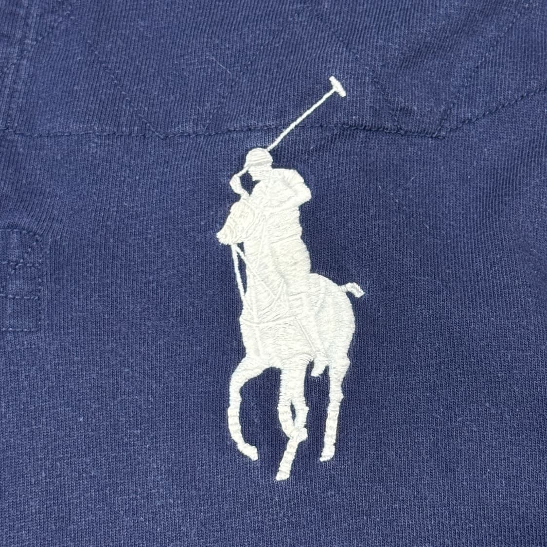 M) 폴로 랄프로렌 빅포니 럭비티 긴팔 카라티 네이비 상품이미지4