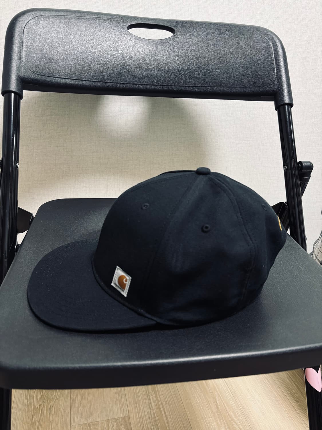 Carhartt 칼하트 캔버스 로고 스냅백 상품이미지2