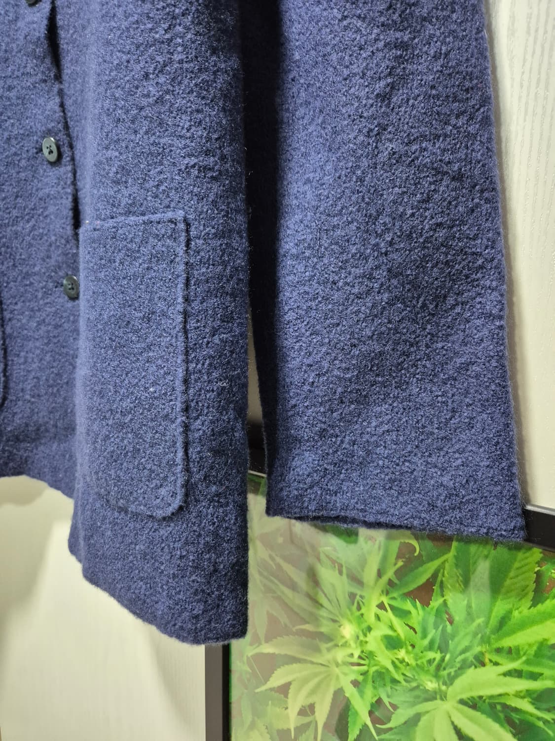 (세일)VTG.랜즈엔드 네이비블루 압축울 자켓 상품이미지6