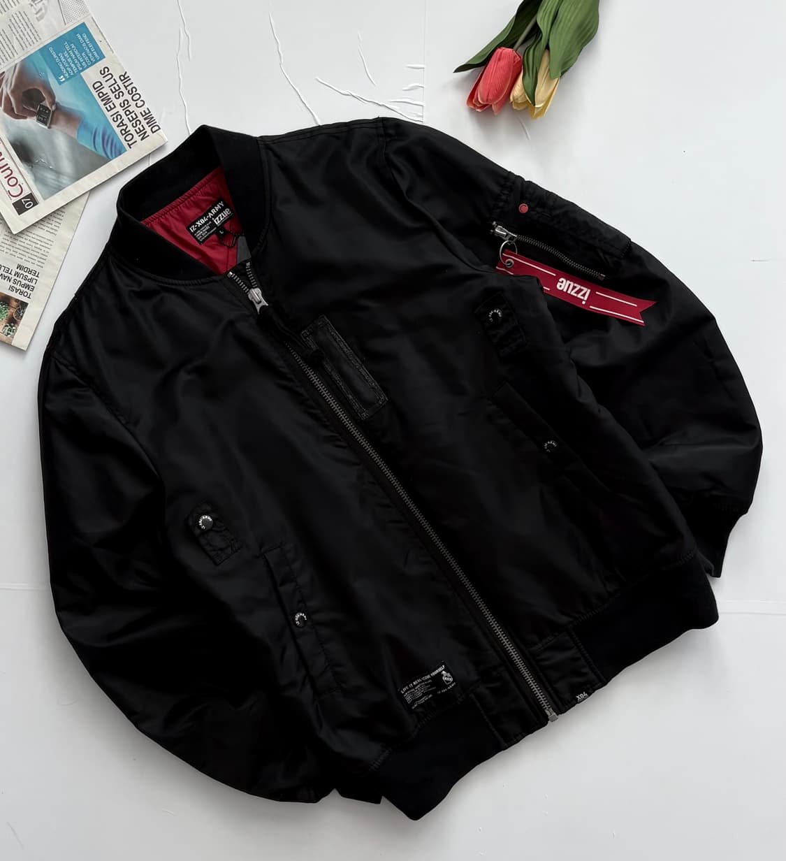 IZZUE-ARMY Ma-1 항공 점퍼 상품이미지1