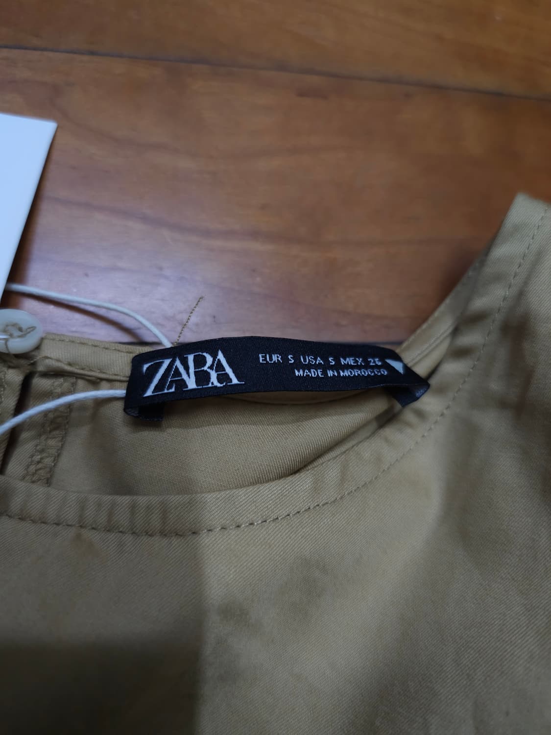 새상품)자라 ZARA 블랙/베이지 벌룬 원피스 상품이미지6