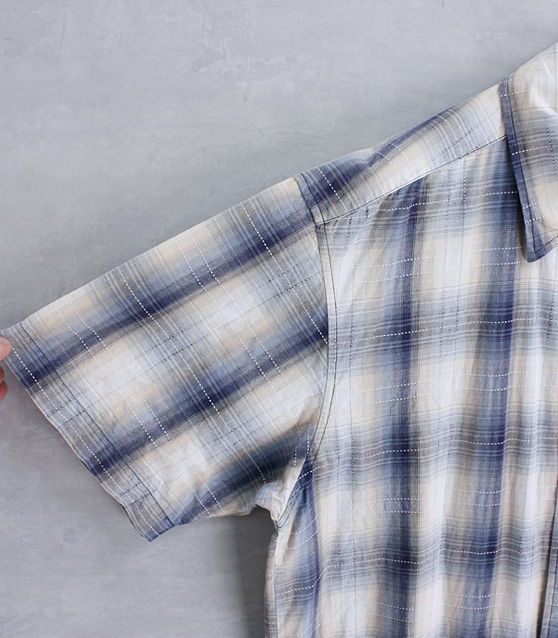 PJ'S _ check cotton shirt _S4364 상품이미지6